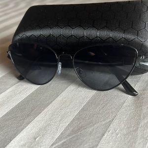Black summer sunglasses